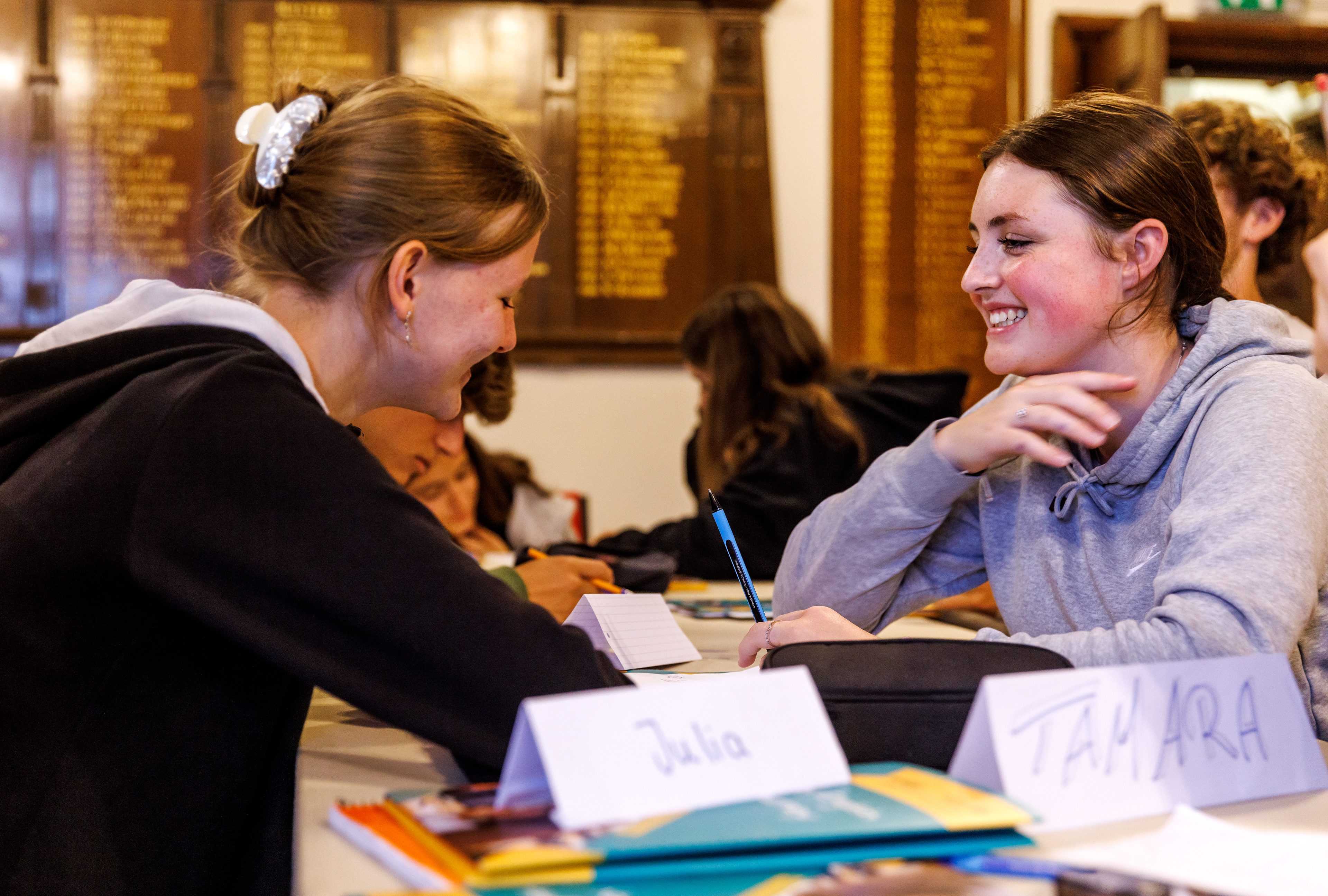 Schüler bei Sprachkurs